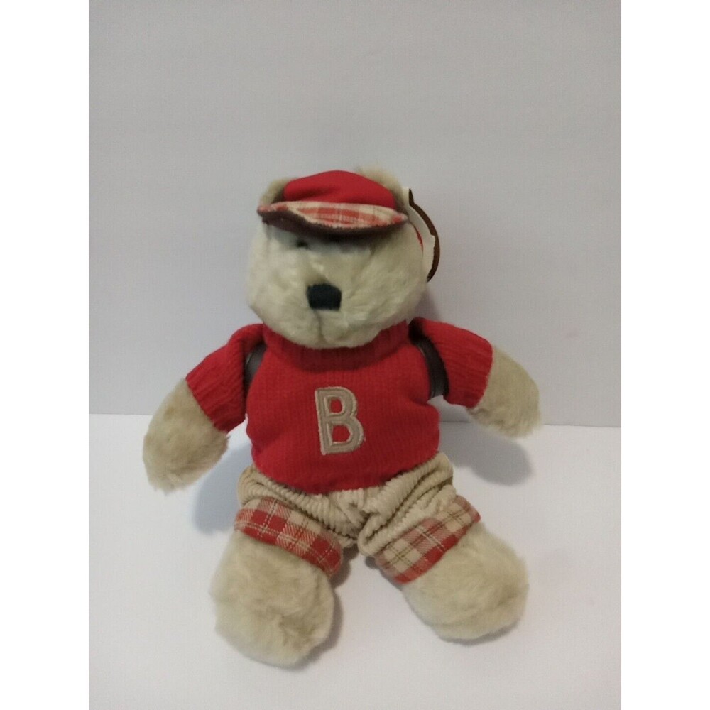 2002 Starbucks Collectible Plush BEAR BEARISTA School Boy w/Backpack